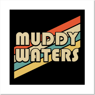 Vintage 80s Muddy Waters Posters and Art